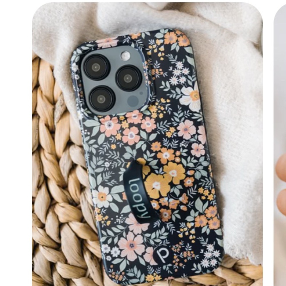 Vintage blooms loopy case for iPhone 14 Pro